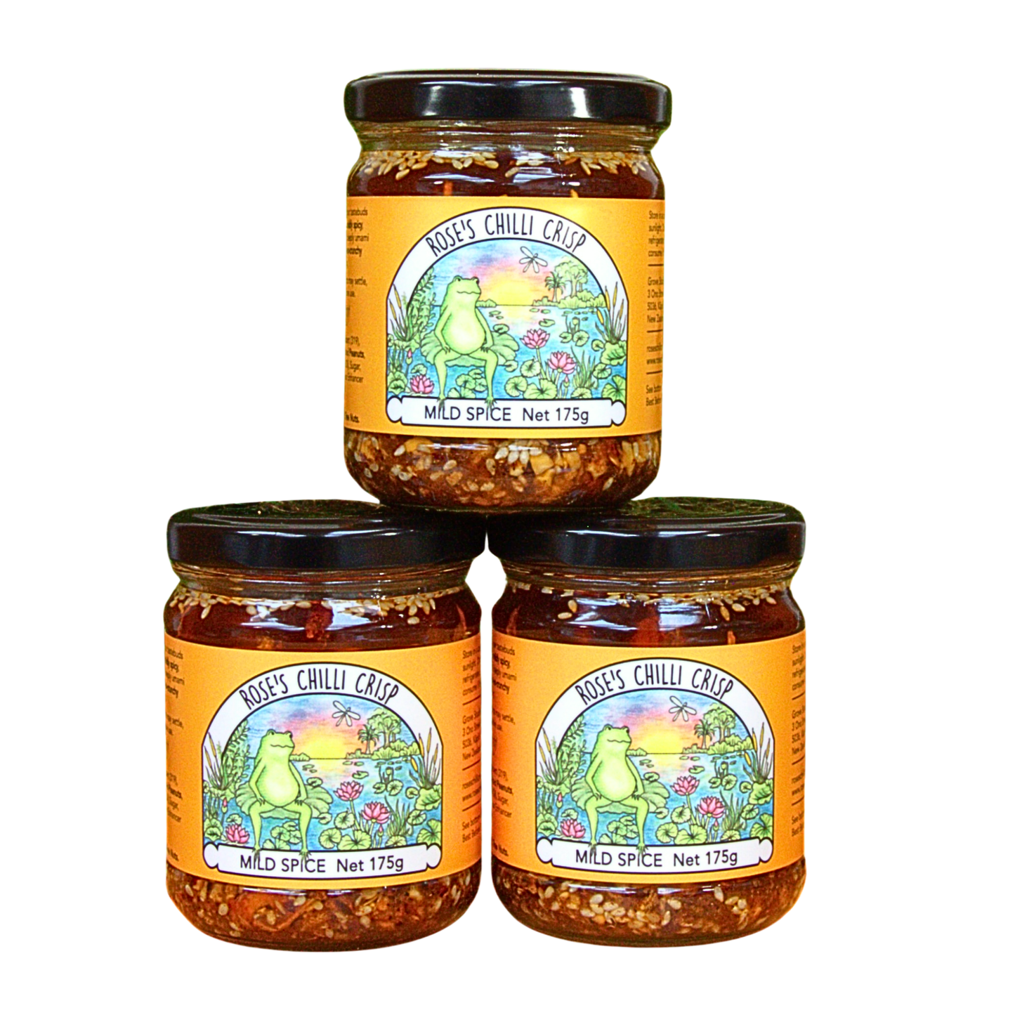 Rose's Chilli Crisp Mild Spice 175g Trio 🌶️