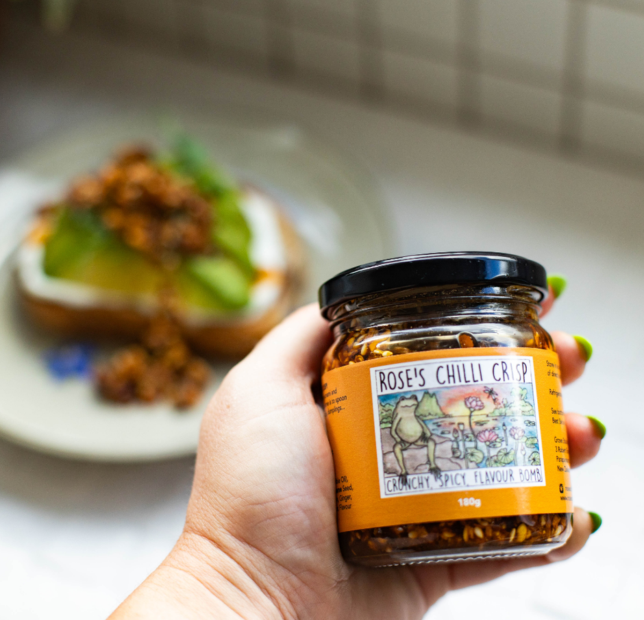 Chilly Pepper Roses Roses Chilli Crisp – Rose's Chilli Crisp